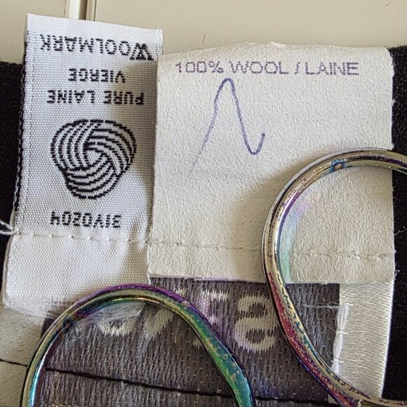 Jones Basics Pants Women 12 Gray Wool Lined Office Mature No Stretch - Picture 12 of 16